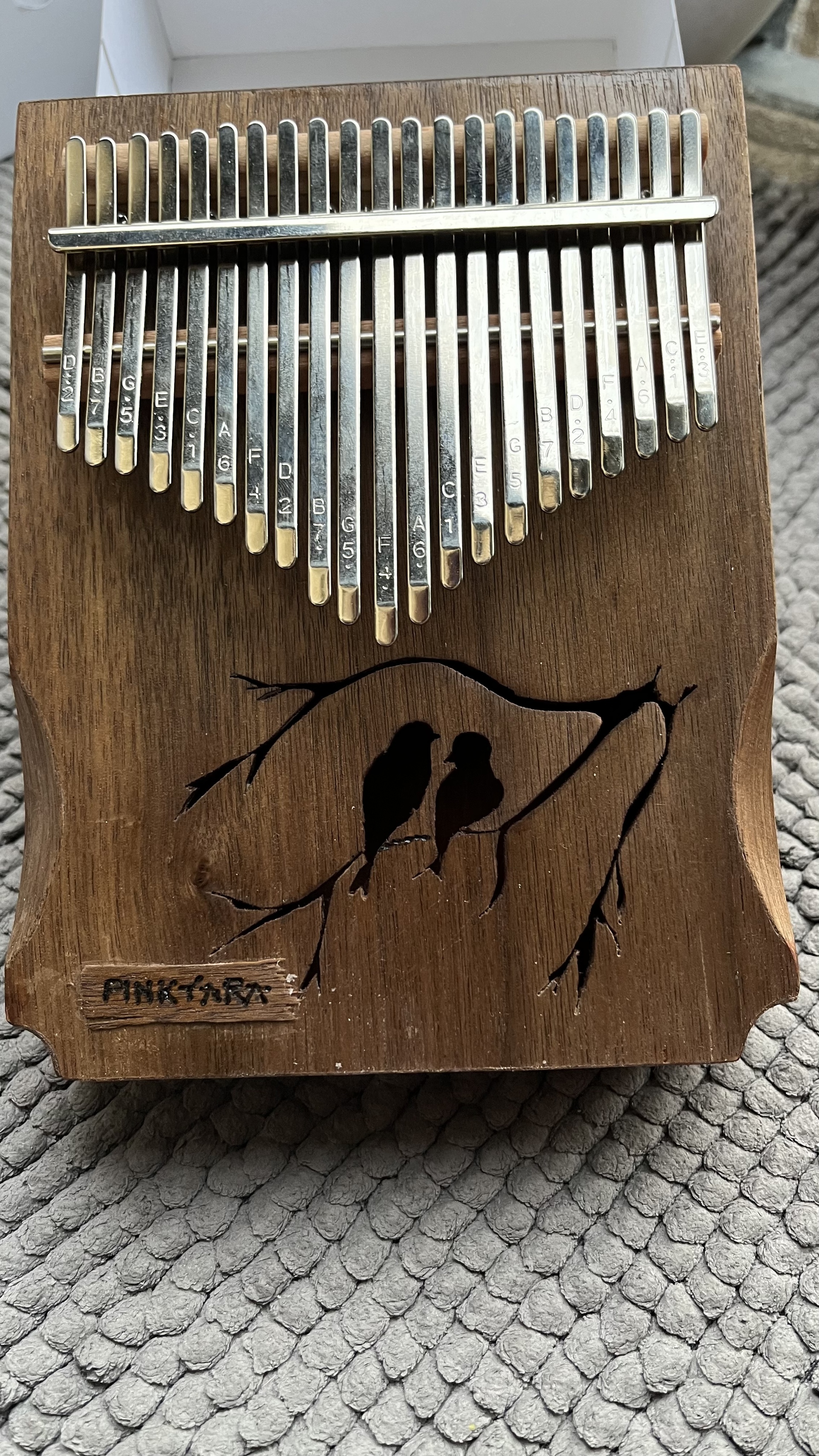 Kalimba - Kalimba 21 - Hangszer Madarpár Egyedi k&eacute;zzel k&eacute;sz&iacute;tett Kalimb&aacute;ink, &eacute;des 